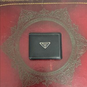 Prada Black Saffiano Leather Wallet